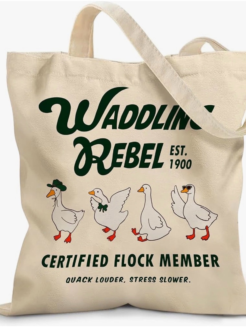 NEW Aesthetic Print Canvas Tote Bag